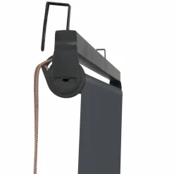 Pergola 3x3 m toit rétractable gris anthracite et stores enrouleurs*IDMarket Best