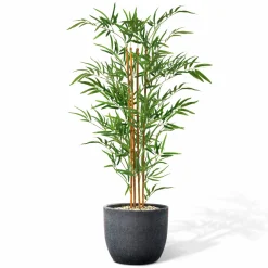 Plante artificielle bambou 120 cm*IDMarket Hot
