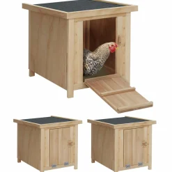 Pondoirs en bois pour poules avec fond*IDMarket Sale