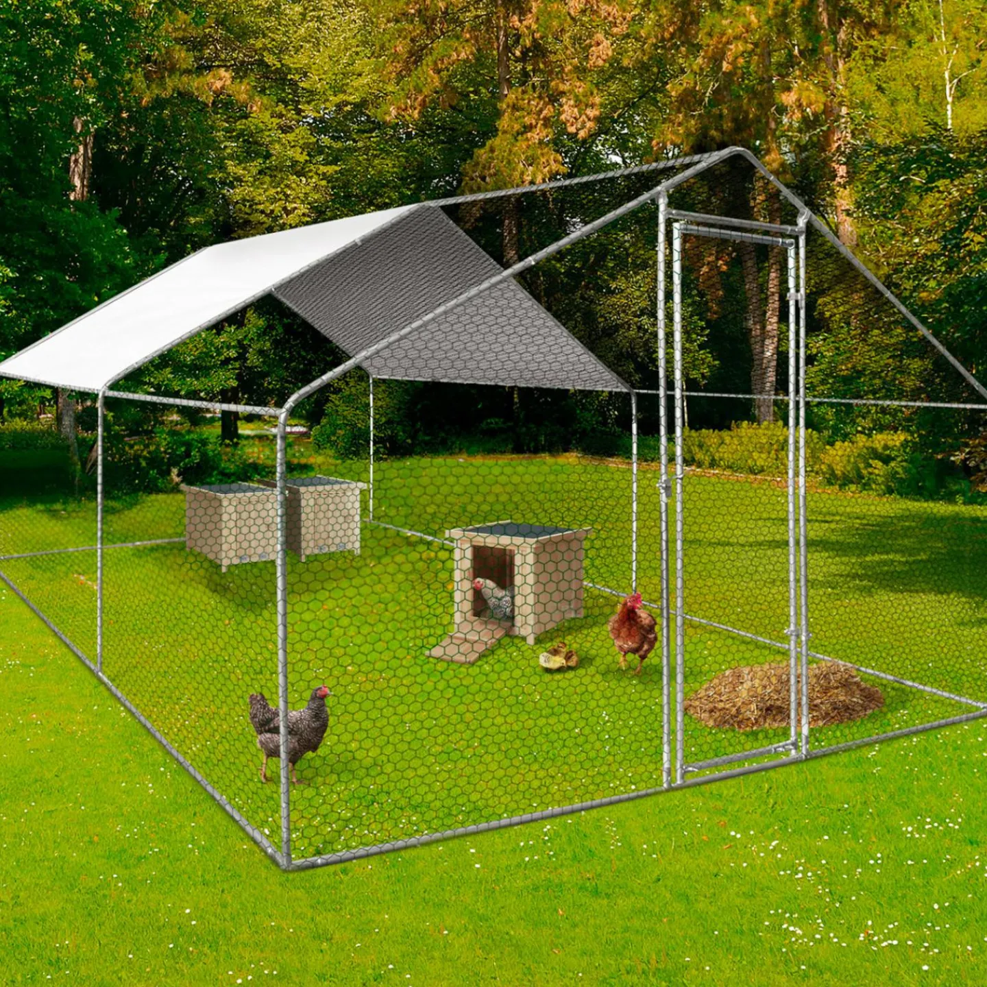 Pondoirs en bois pour poules avec fond*IDMarket Sale