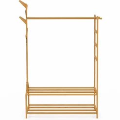 Portant vêtement en bambou*IDMarket Clearance