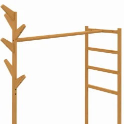 Portant vêtement en bambou*IDMarket Clearance