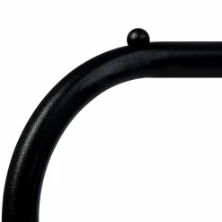 Portant vêtements double en métal noir avec étagère à chaussures*IDMarket Online