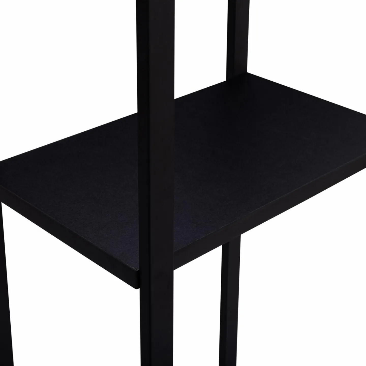Porte bûches vertical intérieur 170 cm en métal noir*IDMarket