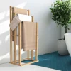 Porte serviettes en bambou 3 niveaux*IDMarket Sale