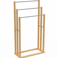 Porte serviettes en bambou 3 niveaux*IDMarket Sale