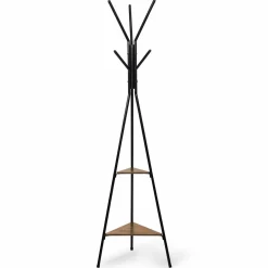 Porte-manteau bois métal design avec plateaux*IDMarket Best