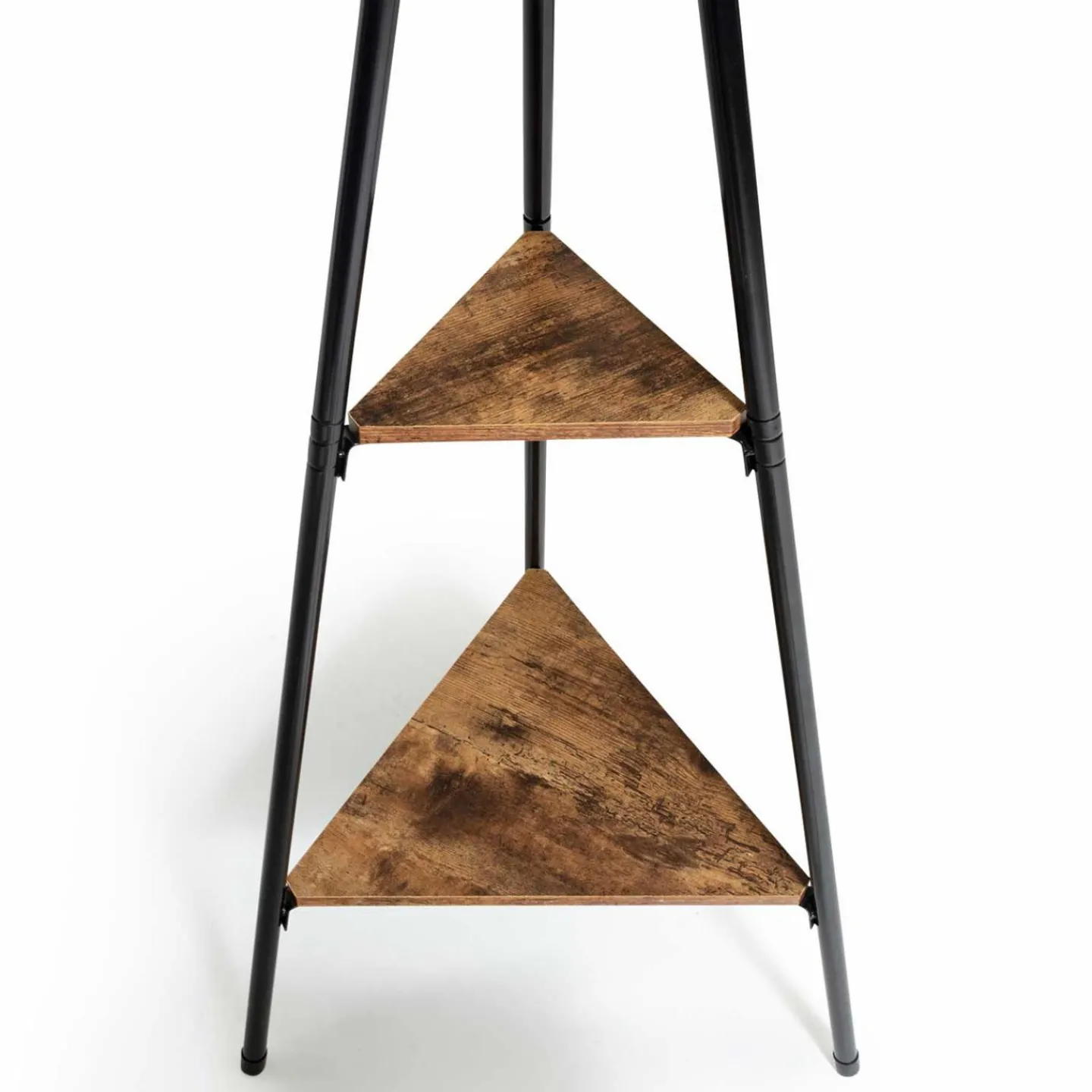 Porte-manteau bois métal design avec plateaux*IDMarket Best