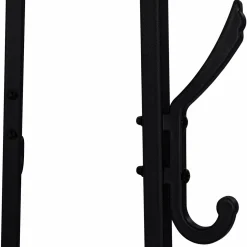 Porte-manteau industriel sur pied avec étagères*IDMarket Outlet