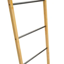 Porte-serviettes échelle 5 niveaux en bambou*IDMarket Sale