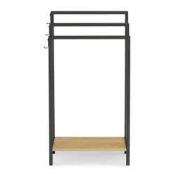 Porte-serviettes design industriel avec une étagère*IDMarket Discount