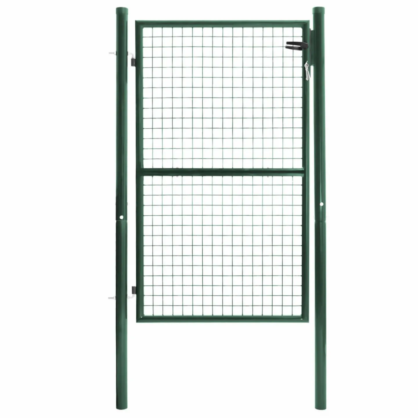 Portillon vert jardin en acier 105 x 150 cm*IDMarket Discount
