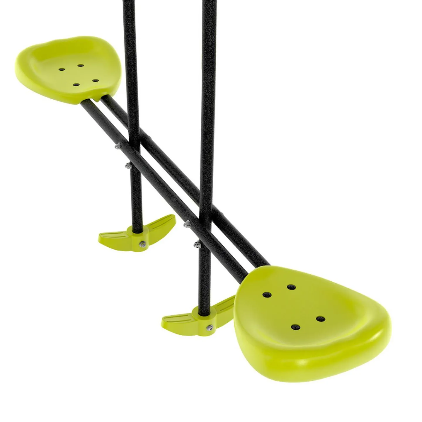 Portique balançoire 3 agrès pour jardin extérieur*IDMarket Best