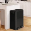 Poubelle de cuisine 2x30L seaux amovibles avec pédales*IDMarket Best