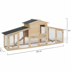 Poulailler clapier XXL*IDMarket Outlet