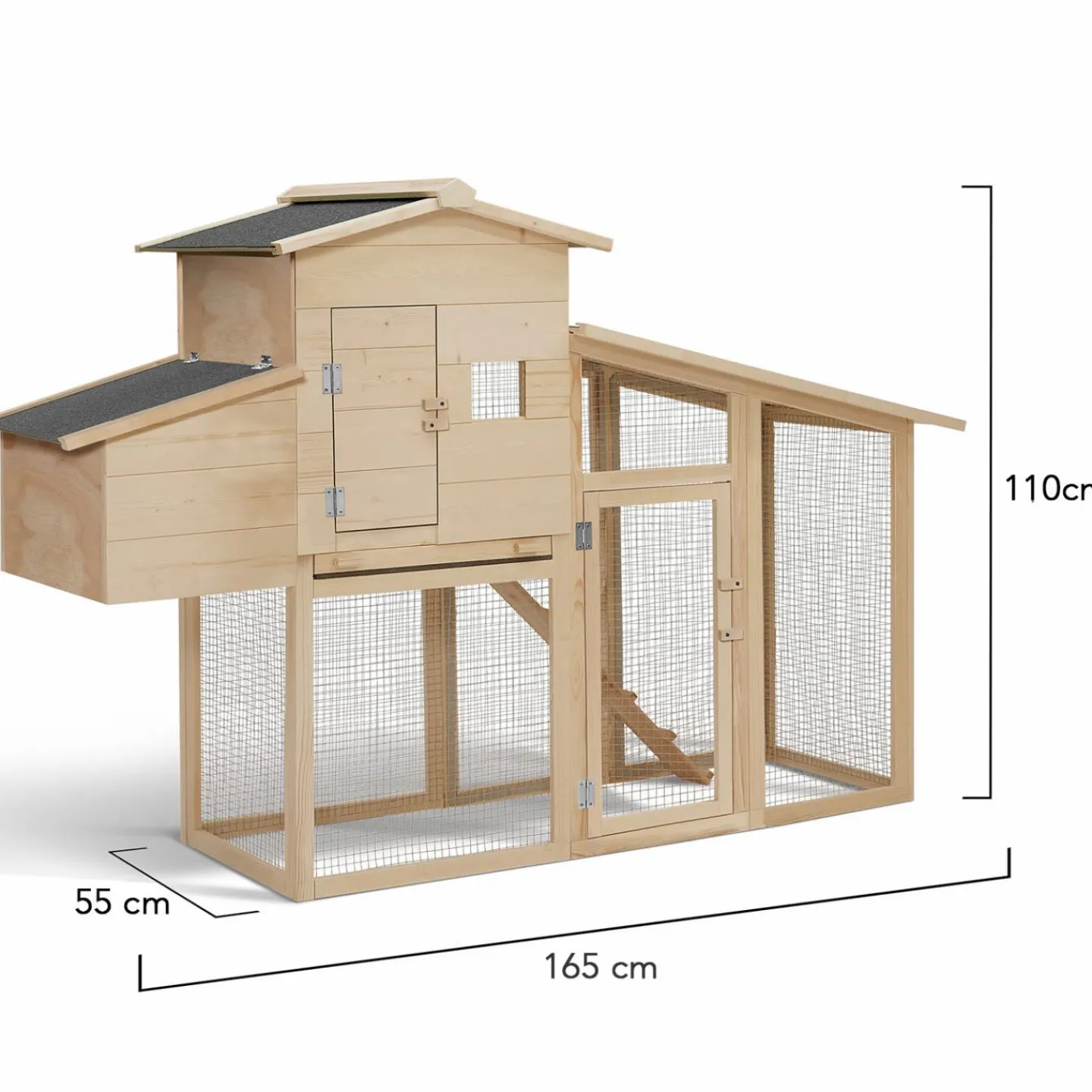 Poulailler en bois avec pondoir*IDMarket Best