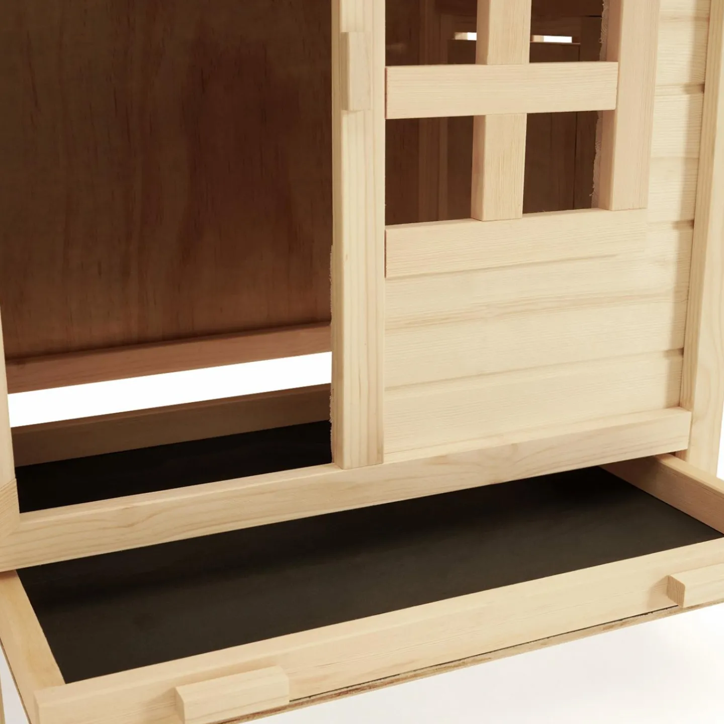Poulailler sur pilotis en bois avec pondoir*IDMarket Outlet