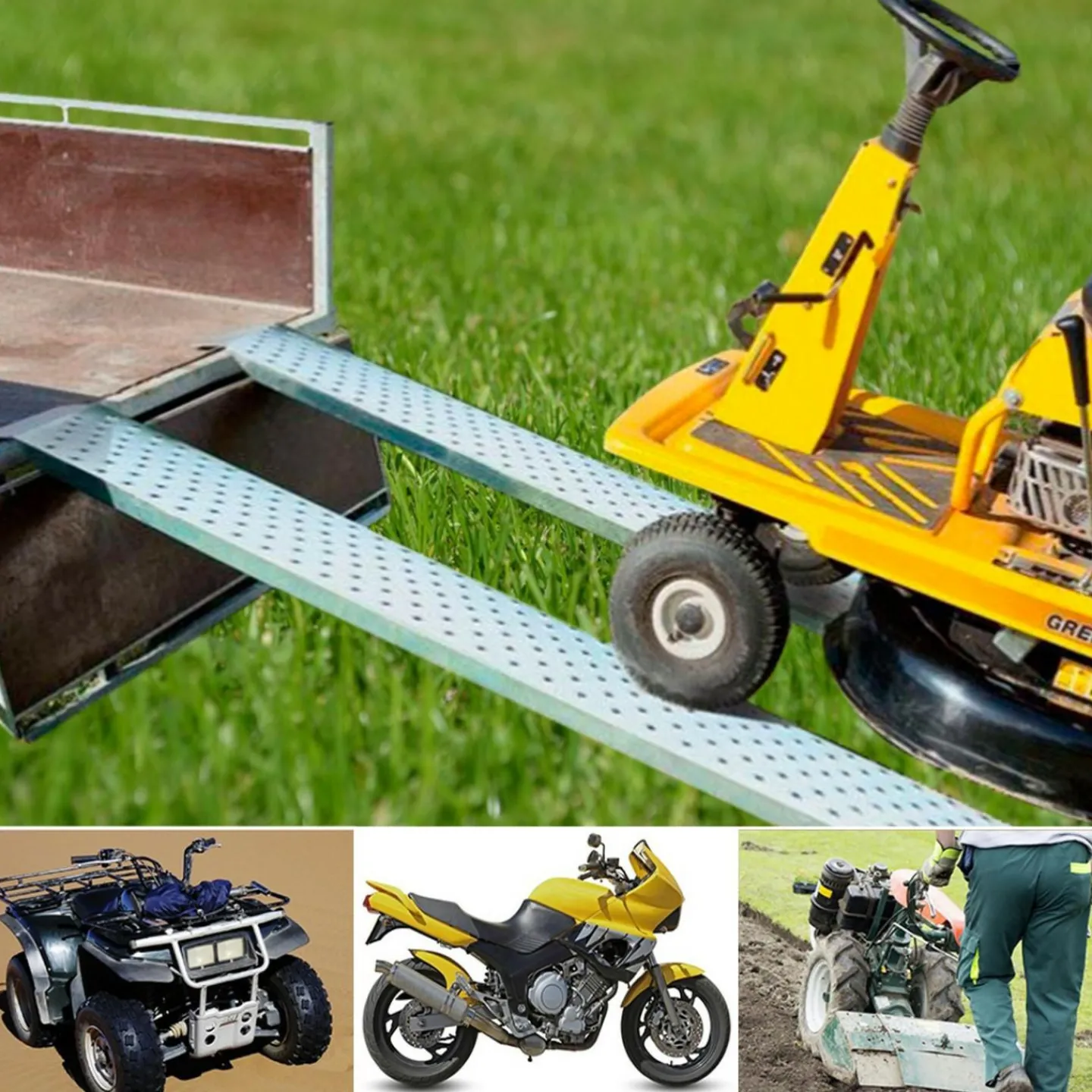 Rampes de chargement en acier galvanisé*IDMarket Online