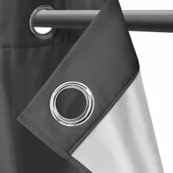 Rideaux occultants thermiques gris anthracite*IDMarket Clearance