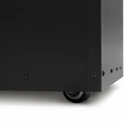 Réservoir à granulés - rangement à pellets 45 kg noir motif floral 36 x 36 x 76 cm*IDMarket Outlet