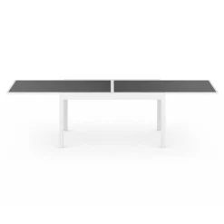 Salon de jardin avec table en verre trempé et 12 chaises*IDMarket Hot