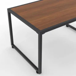 Salon de jardin bas 4 places acier gris et cordage marron*IDMarket Sale