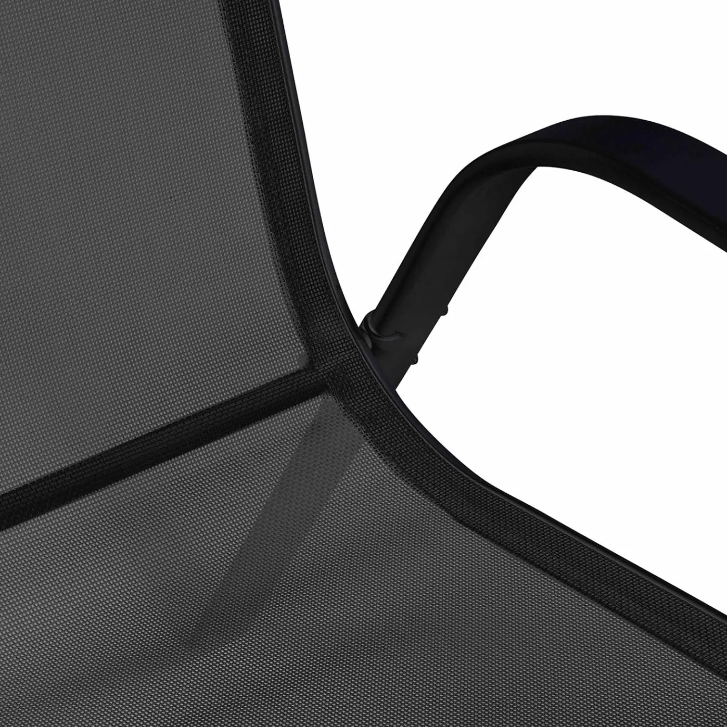 Salon de jardin bois et noir extensible*IDMarket Outlet