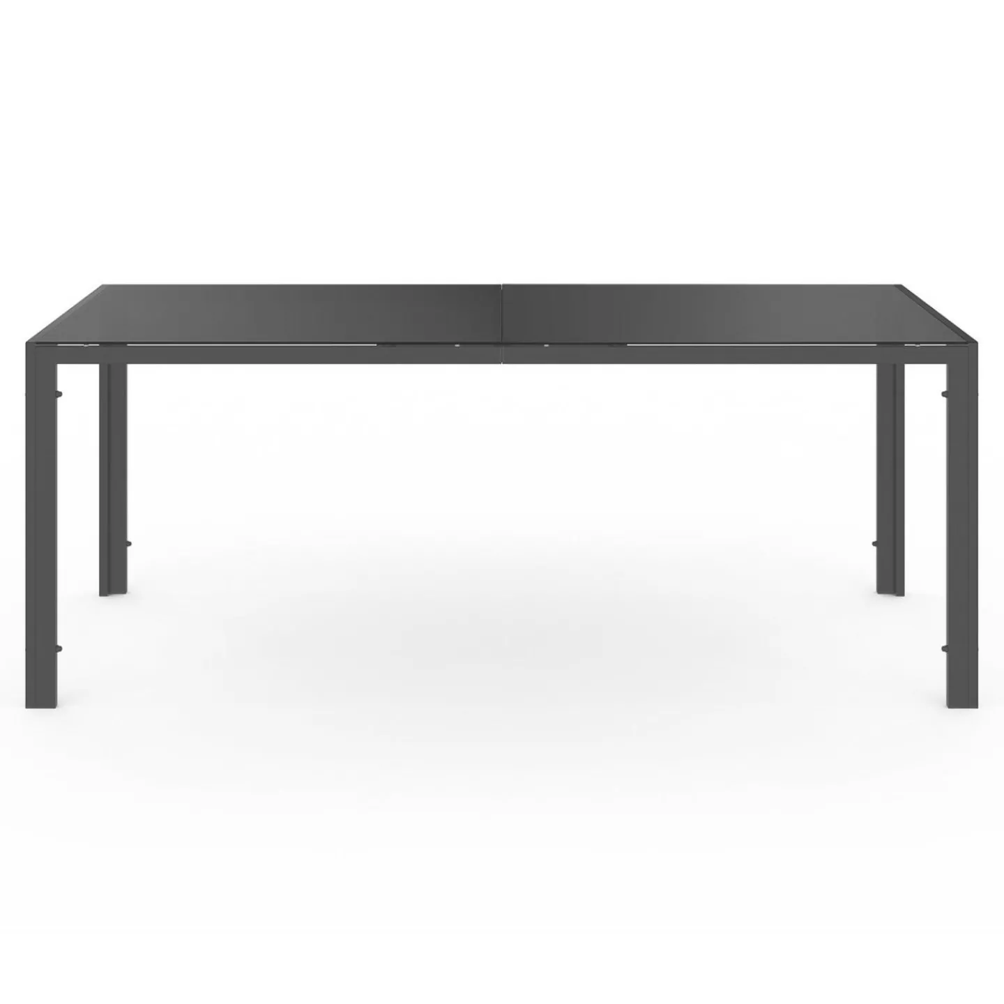 Salon de jardin vert olive avec table 190 cm et 8 chaises empilables*IDMarket Sale