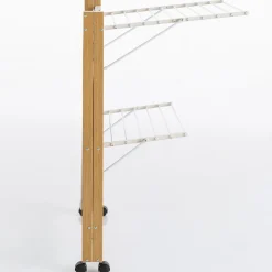 Séchoir design imitation bois pliable*IDMarket Online