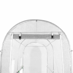Serre à tomates 3 m² 3 x 1 x 2 m blanche*IDMarket