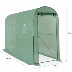 Serre à tomates 3 m² 3x1x2m*IDMarket New