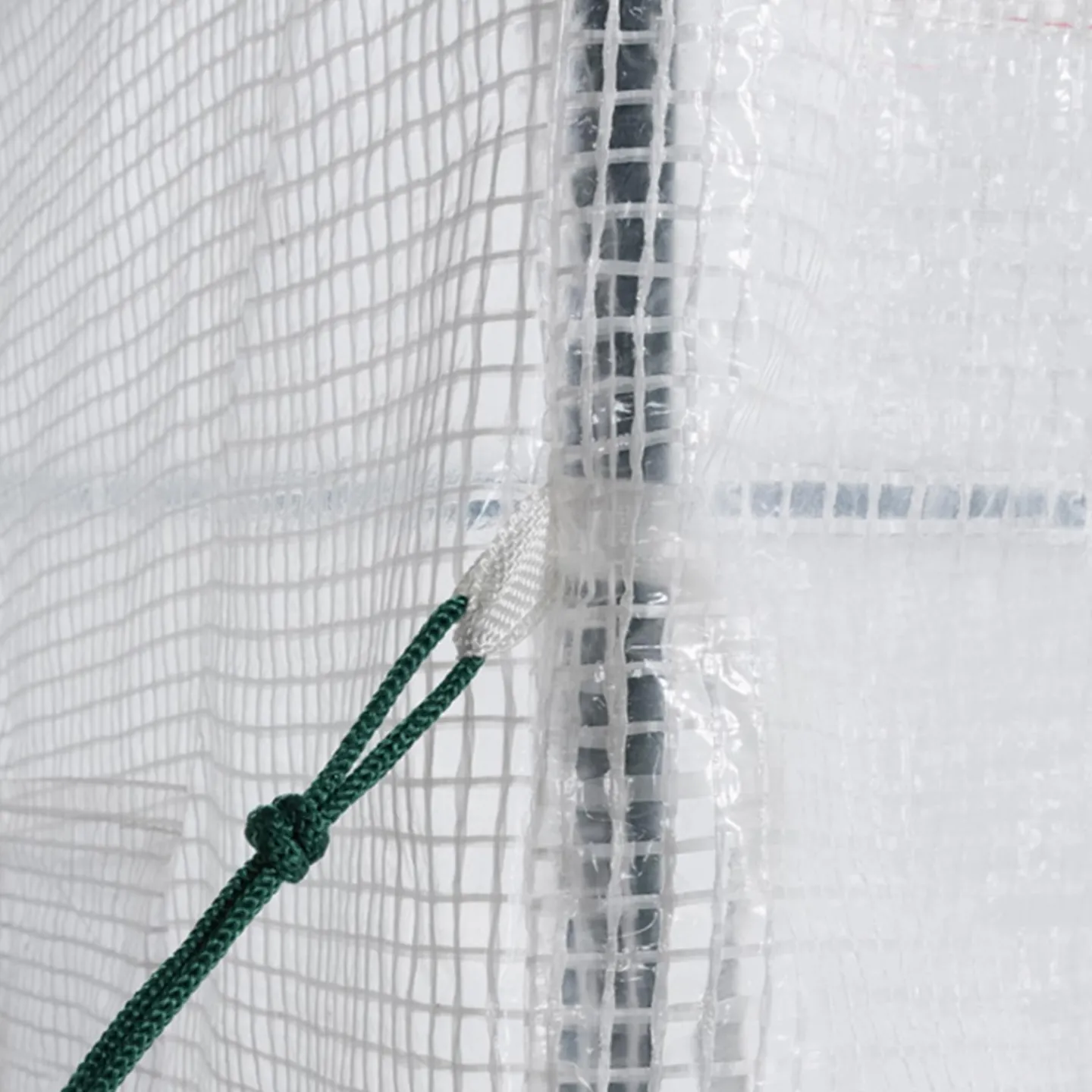 Serre de jardin blanche avec porte et fenêtres relevables*IDMarket Sale