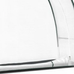 Serre d'hivernage balcon et terrasse 300x80x220 cm en demi lune*IDMarket Online