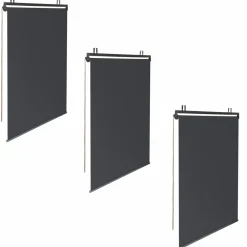 Store enrouleur vertical gris pour pergola*IDMarket Best