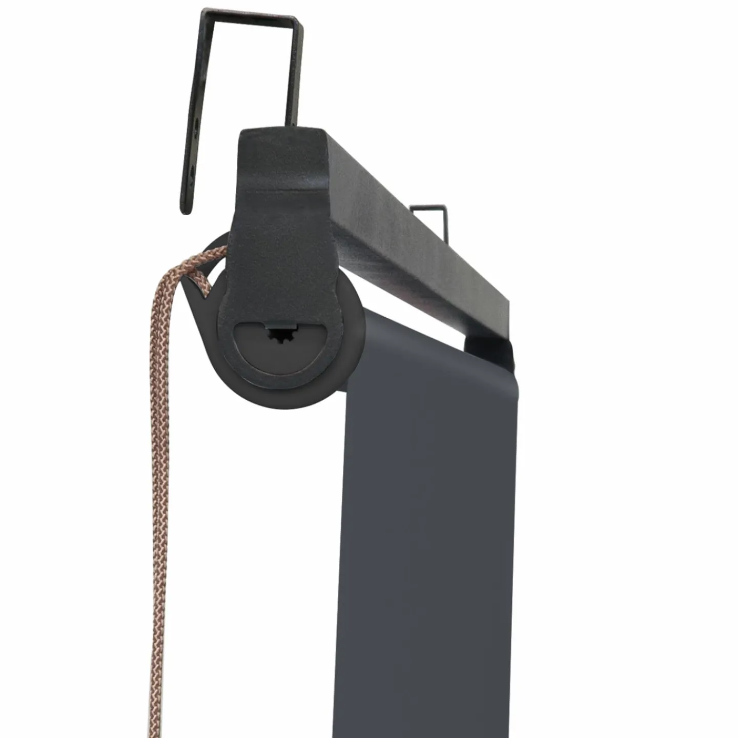 Store enrouleur vertical gris pour pergola*IDMarket Best