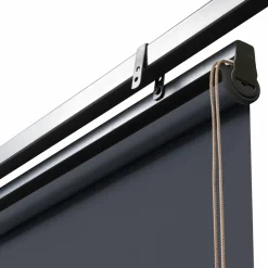 Store enrouleur vertical gris pour pergola*IDMarket Best