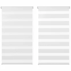 Stores jour nuit blancs 55x 170 cm*IDMarket Best