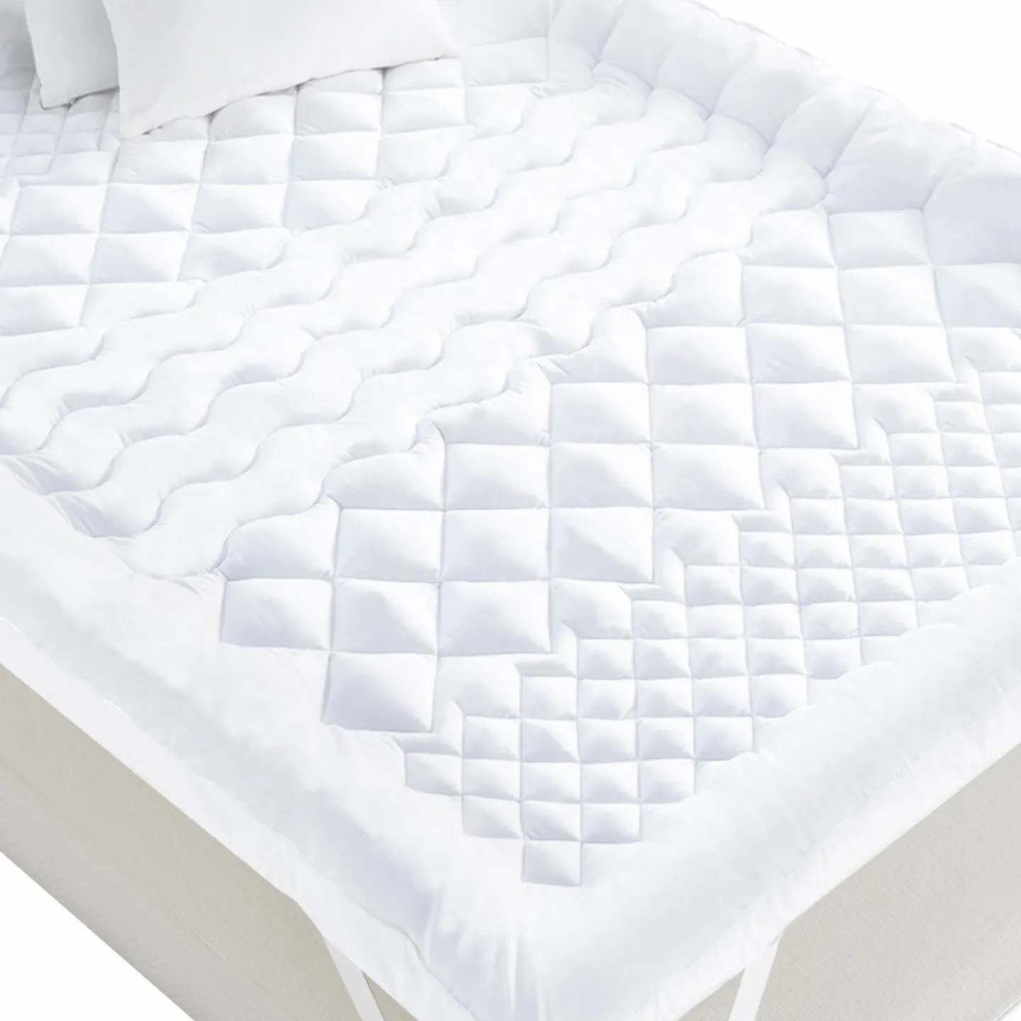 Surmatelas 140x190 cm 7 zones de confort moelleux*IDMarket Online