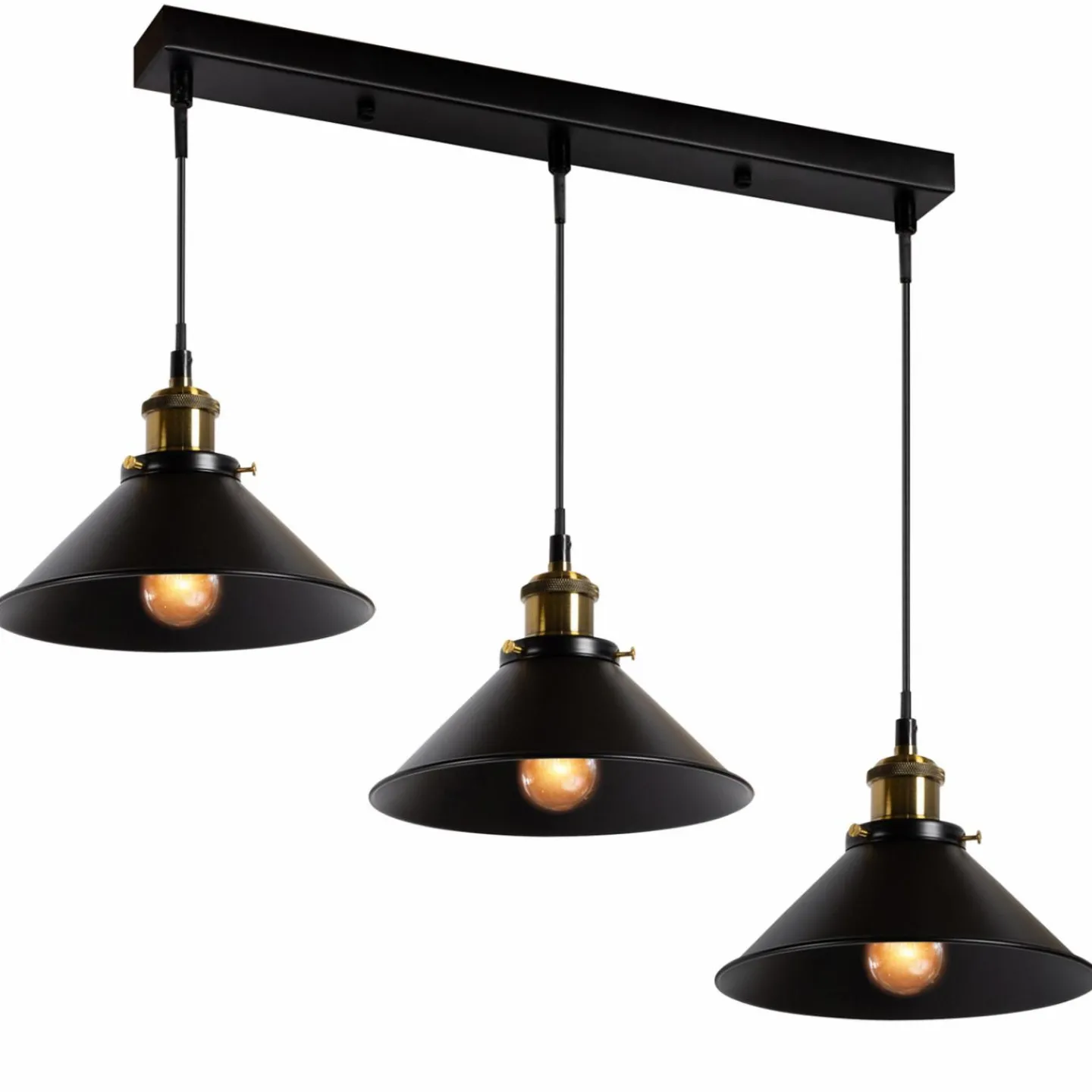 Suspension lampes pas cher design industriel*IDMarket Clearance