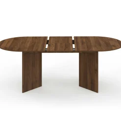 Table à manger extensible ovale MARTHE 6 -10 personnes noyer*IDMarket Sale