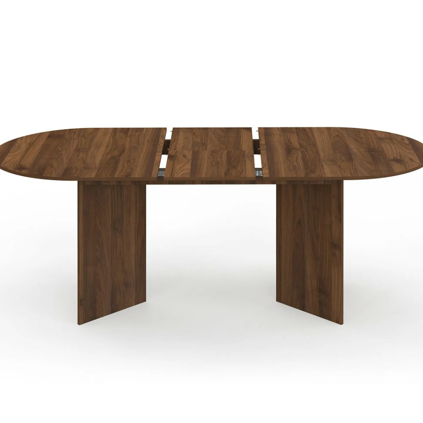 Table à manger extensible ovale MARTHE 6 -10 personnes noyer*IDMarket Sale