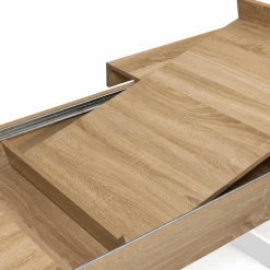 Table à manger 10 à 12 personnes bois et blanc*IDMarket Clearance