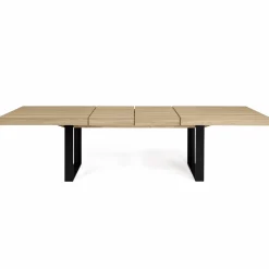 Table à manger 10 à 12 personnes bois et noir*IDMarket Sale