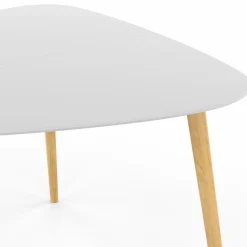 Table à manger 4 personnes plateau blanc*IDMarket Hot