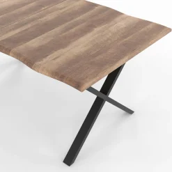 Table à manger 6 personnes avec pieds en forme de X*IDMarket Hot