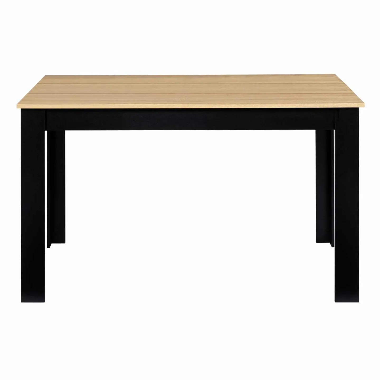 Table à manger 110 X 70 cm noir et bois*IDMarket Online