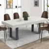 Table à manger bois gris 200 cm*IDMarket Online