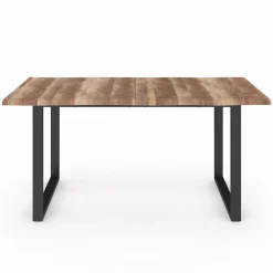 Table à manger effet bois brut 6 personnes*IDMarket Hot