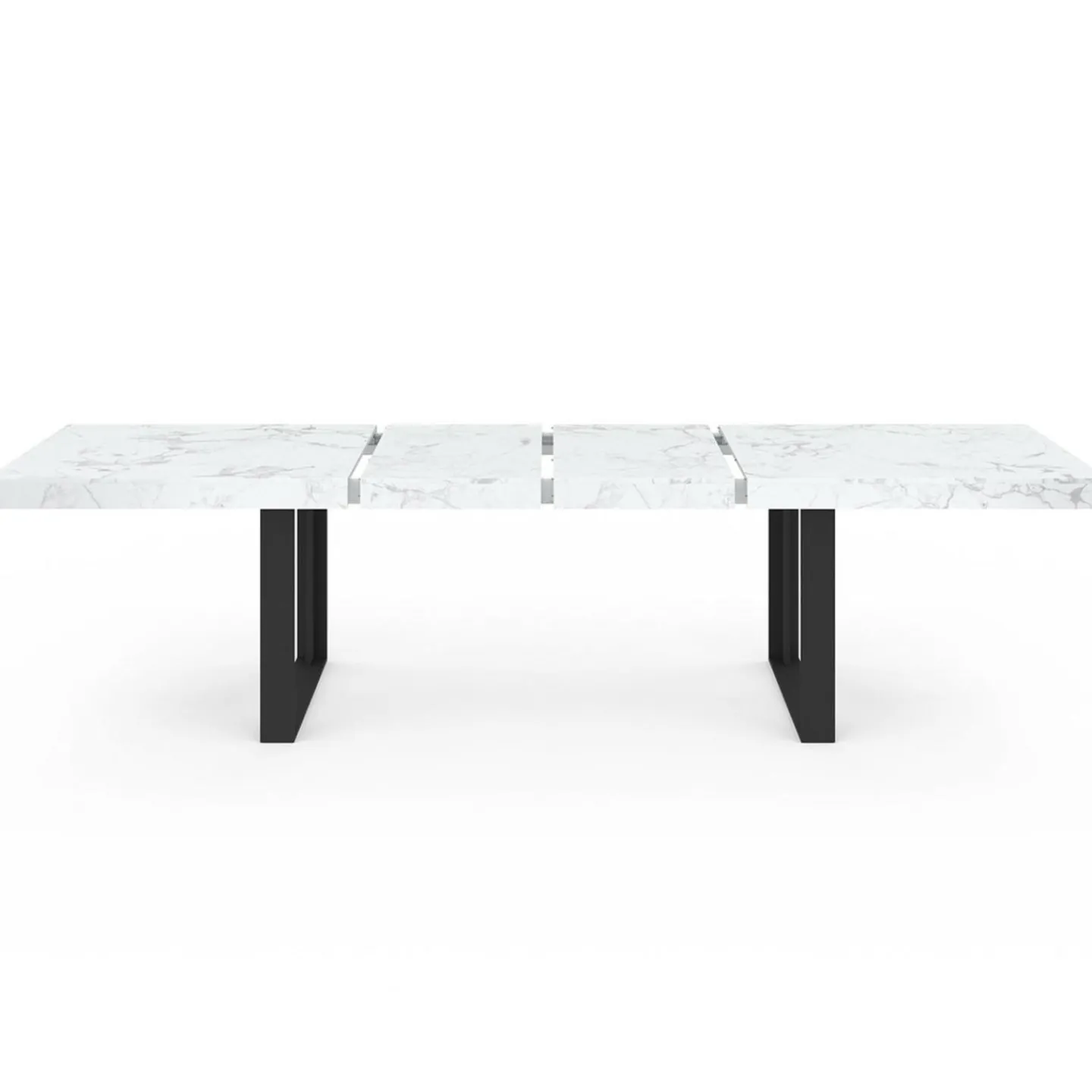 Table à manger extensible rectangle 6 à 12 personnes*IDMarket Clearance