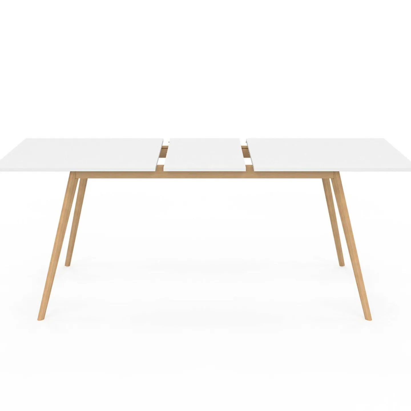 Table à manger extensible blanche*IDMarket Online